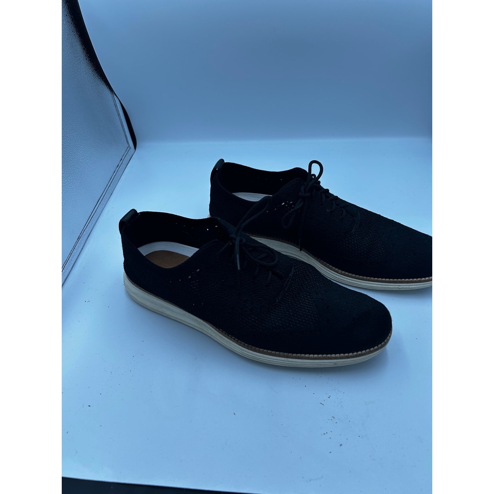 Cole Haan GrandPrø Knit Wingtip Oxford Shoes Black size 11 Mens Size 11M